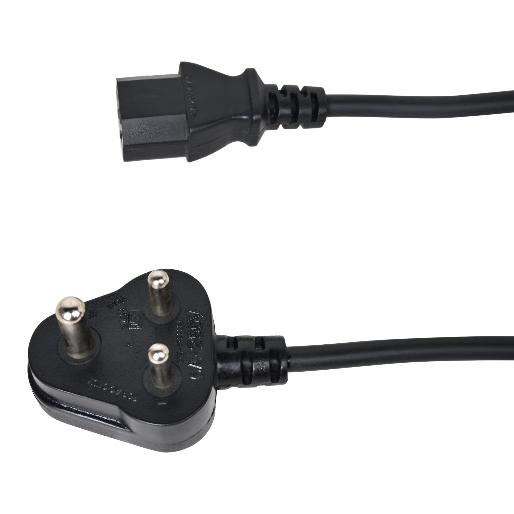 BOXNUBE ISI Certified 6A 250v Full Copper Desktop Power Cord 1.5M | For Desktops, Printer, SMPS, PC | Indian 3 Pin Plug to C13 IEC Socket 1.5 Meter BOXNUBE ISI Certified 6A 250v Full Copper Desktop Power Cord 1.5M | For Desktops, Printer, SMPS, PC | Indian 3 Pin Plug to C13 IEC Socket 1.5 Meter